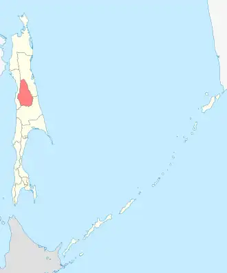 Localisation de Raïon de Tymovskoïe