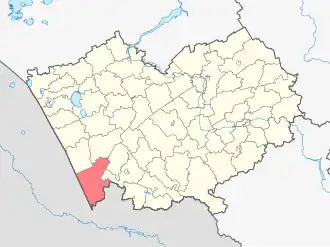 Localisation de Raïon d'Ouglovskoïe