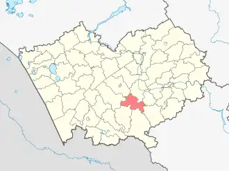 Localisation de Raïon d'Oust-Kalmanka