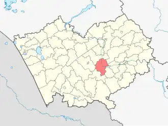 Localisation de Raïon d'Oust-Pristan