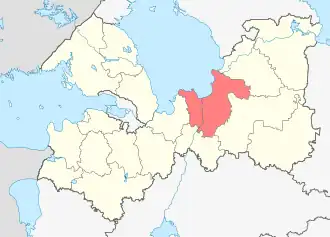 Localisation de Raïon de Volkhov