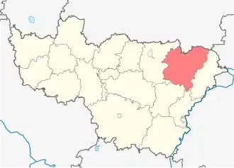 Localisation de Raïon de Viazniki