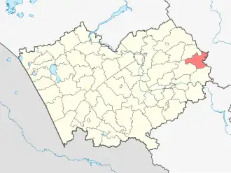 Localisation de Raïon de Ieltsovka