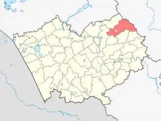 Localisation de Raïon de Zarinsk