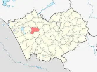 Localisation de Raïon de Zavialovo