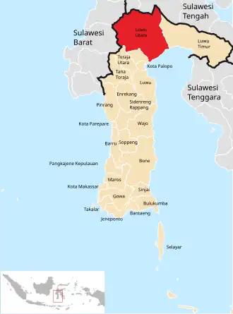 Kabupaten de Luwu du Nord