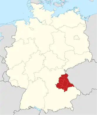 Localisation de District du Haut-Palatinat