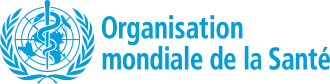 Logo de l'Organisation mondiale de la santé (ce dernier mot étant typographié avec un S majuscule).