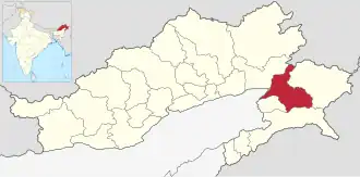 Localisation de District de Lohit