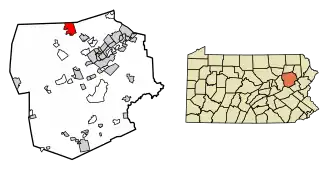 Localisation de Harveys Lake