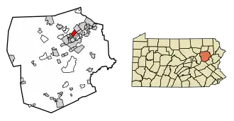 Localisation de Swoyersville