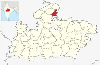 Localisation de District de Datia