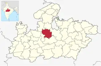 Localisation de District de Vidisha