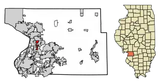 Localisation de South Roxana