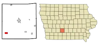 Localisation de Macksburg