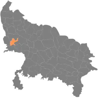 Localisation de District d'Hathrasमहामायानगर ज़िला