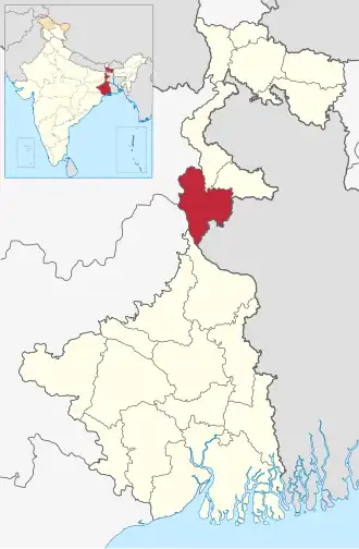 Localisation de District de Malda
