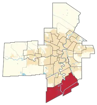 Carte de la circonscription