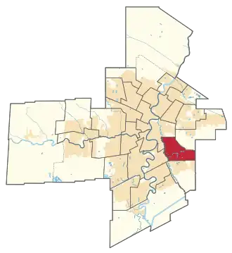 Carte de la circonscription