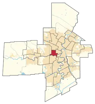 Carte de la circonscription