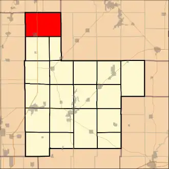 Localisation de Bois d'Arc Township