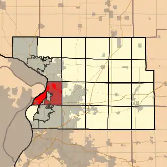 Localisation de Chouteau Township