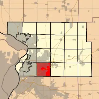 Localisation de Collinsville Township