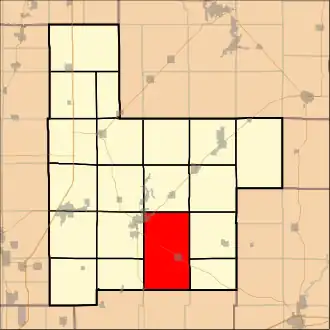 Localisation de East Fork Township