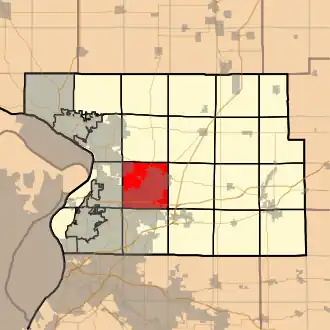 Localisation de Edwardsville Township