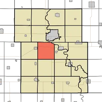 Localisation de Elkhorn Township