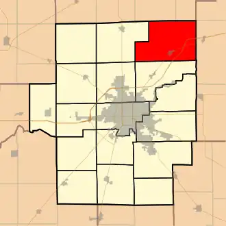 Localisation de Friends Creek Township