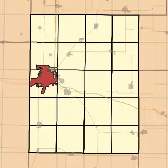 Localisation de Galesburg City Township