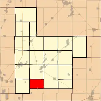 Localisation de Grisham Township