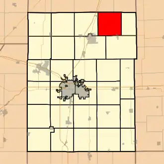 Localisation de Harwood Township
