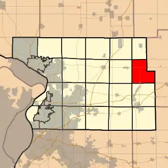 Localisation de Leef Township