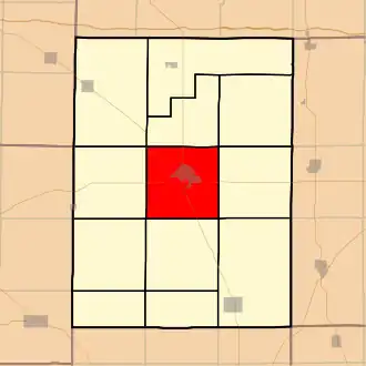 Localisation de McLeansboro Township