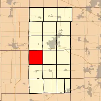 Localisation de Milan Township