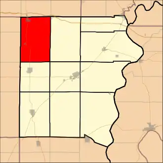 Localisation de Mill Shoals Township