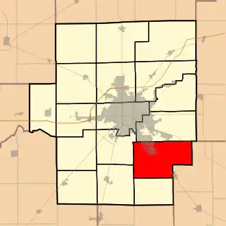 Localisation de Mount Zion Township