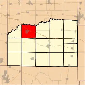 Localisation de Okawville Township