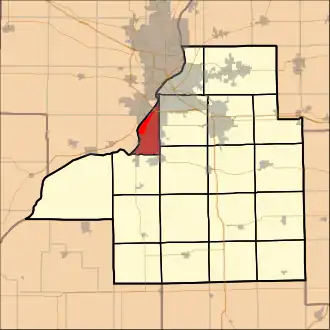 Localisation de Pekin Township