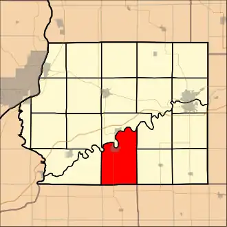 Localisation de Prophetstown Township