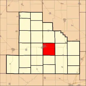 Localisation de Shelbyville Township