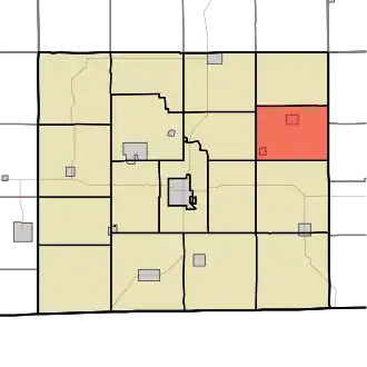Localisation de Udell Township