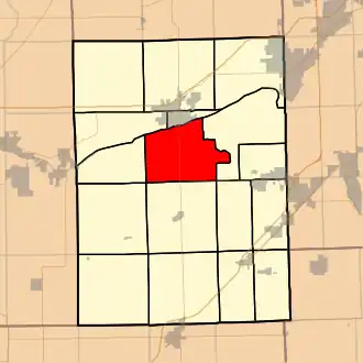 Localisation de Wauponsee Township