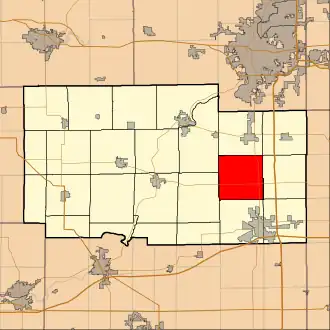 Localisation de White Rock Township