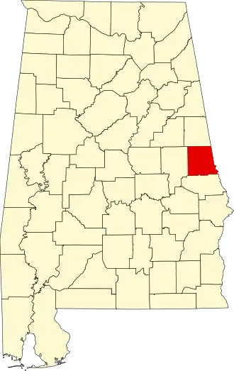 Localisation de Comté de Chambers(Chambers County)