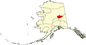 Localisation de Borough de Fairbanks North Star