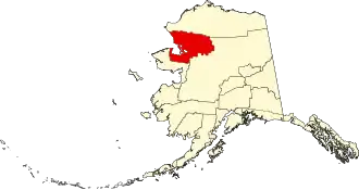 Localisation de Northwest Arctic Borough, Alaska