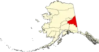 Localisation de Southeast Fairbanks Census Area, Alaska